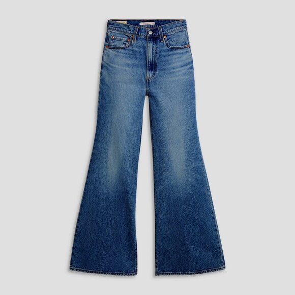 Levi's Premium Ribcage Bell Denim Jeans - Picture 1 of 6